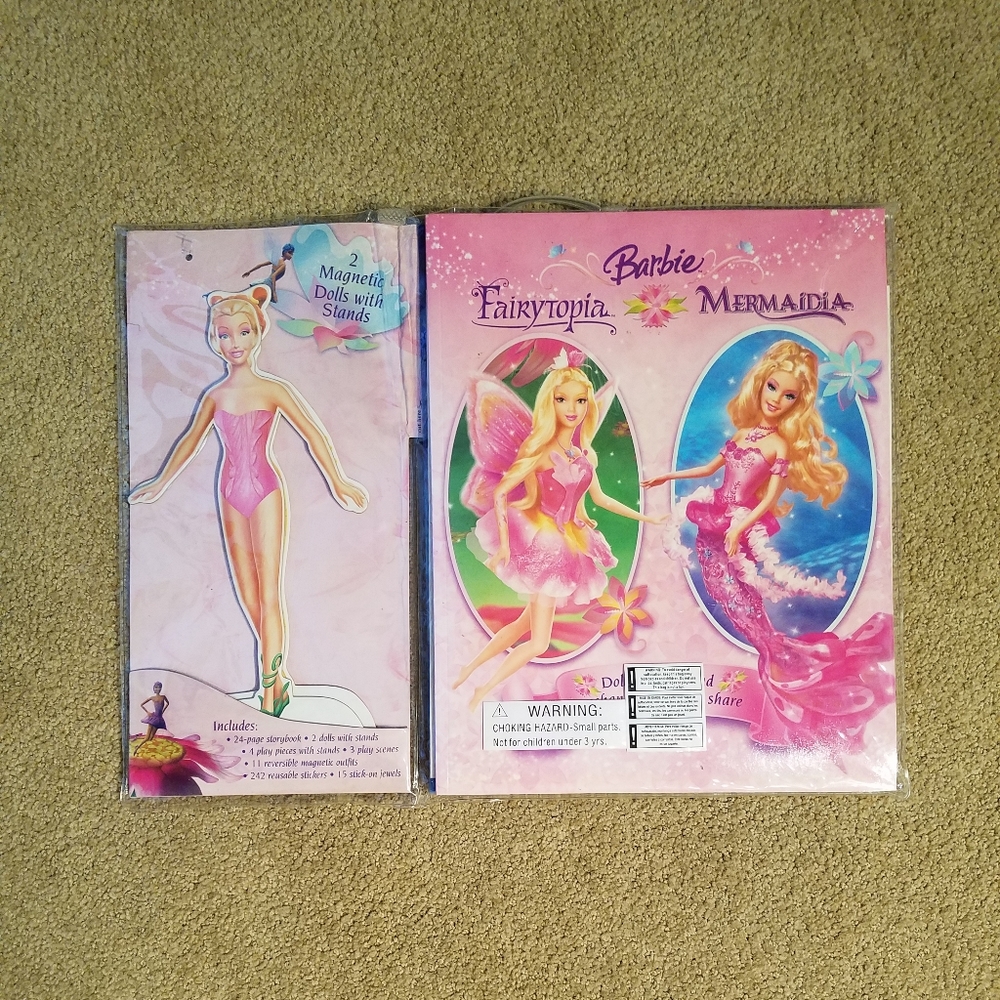 Barbie Fairytopia Magnetic Paper Dolls